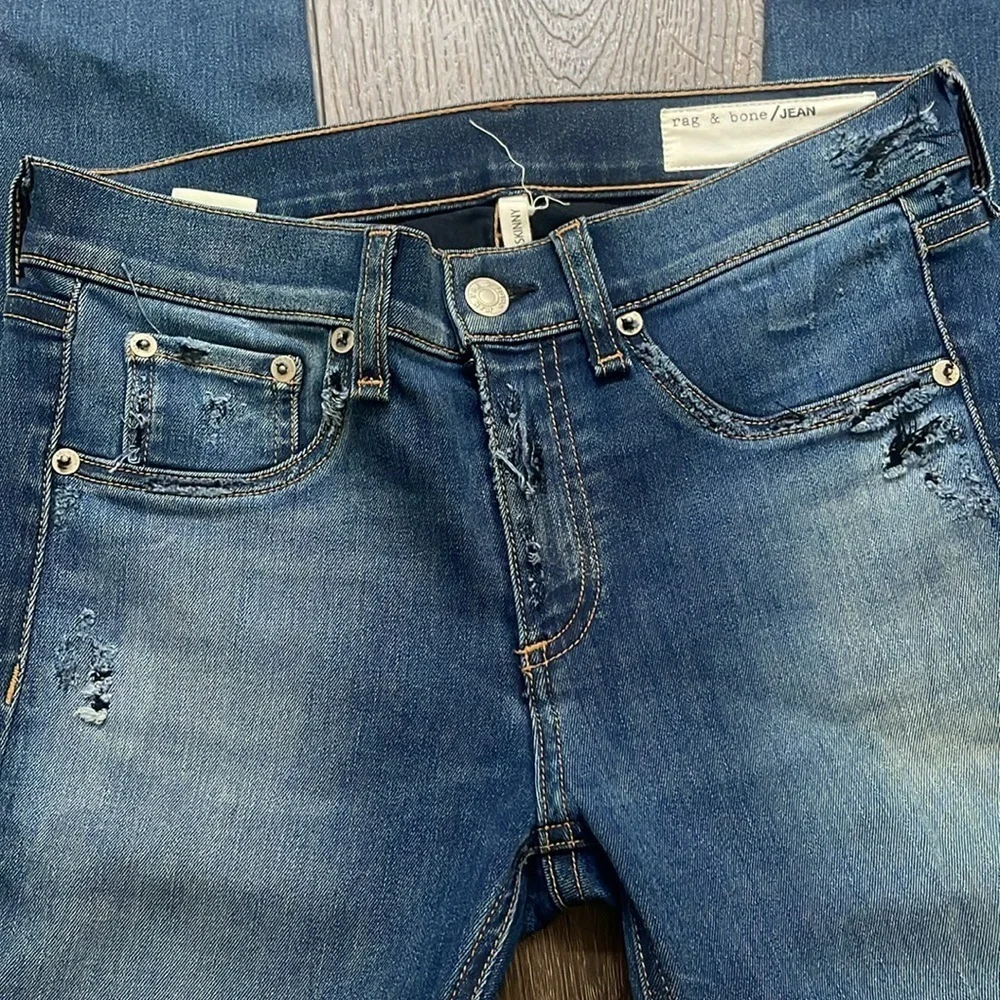 Rag & Bone Skinny Fit Jeans - Picture 4 of 9